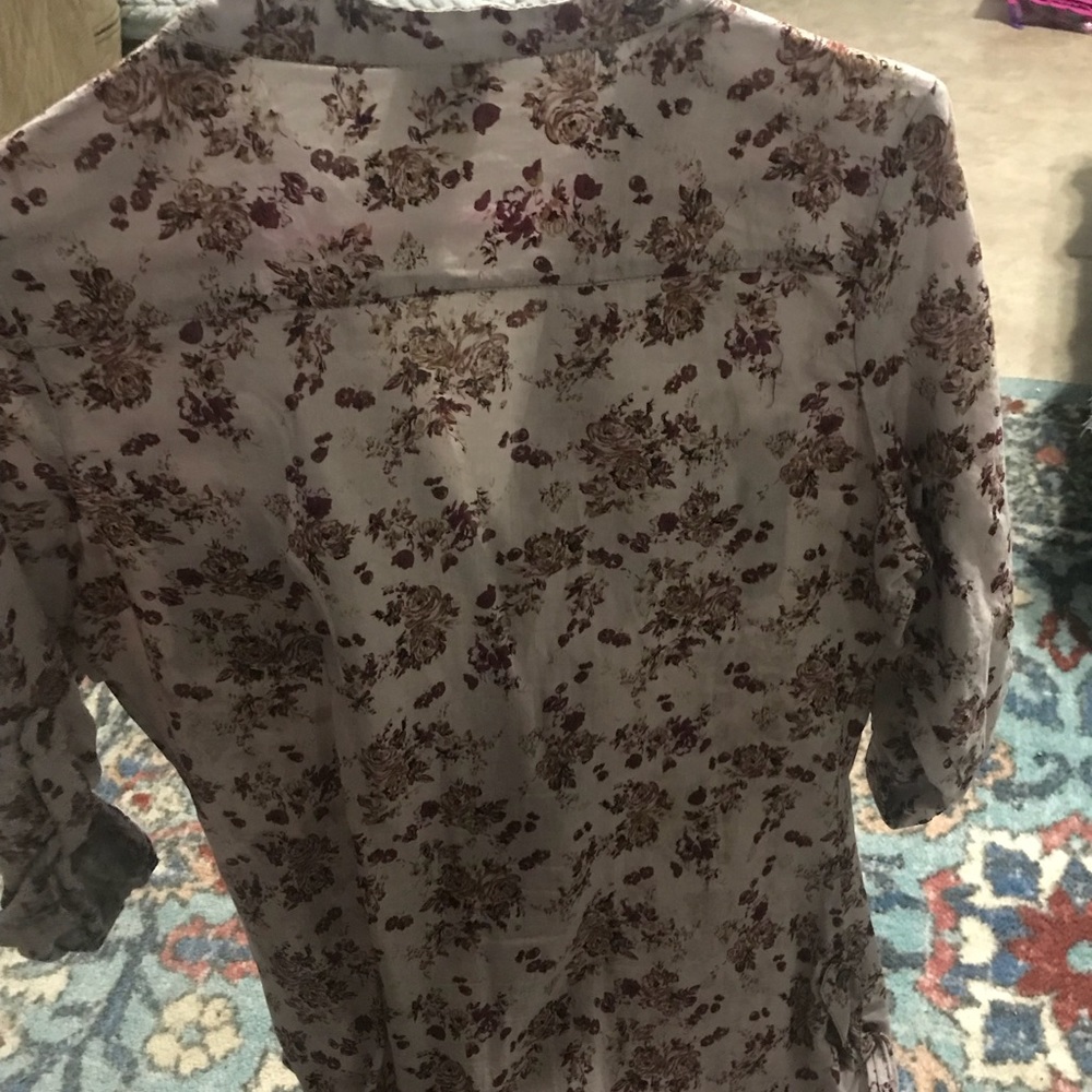 3/4 sleeve button up